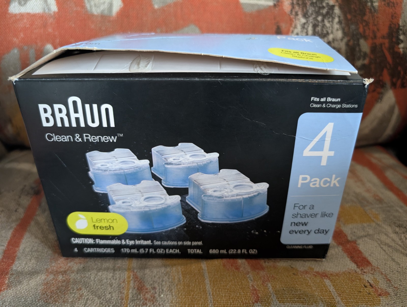 Braun Clean & Renew Refill Cartridges CCR – 4 Pack