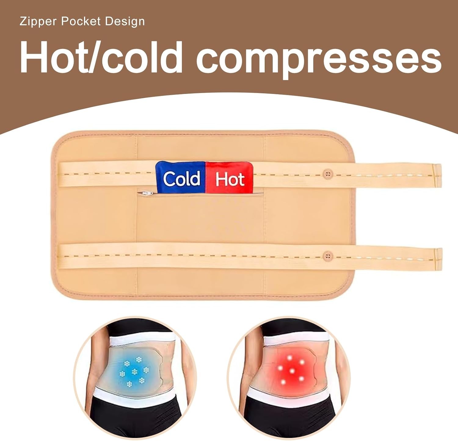 4 Pack Organic Cotton Castor Oil Wrap Reusable Body Compress Pads Adjustable Str