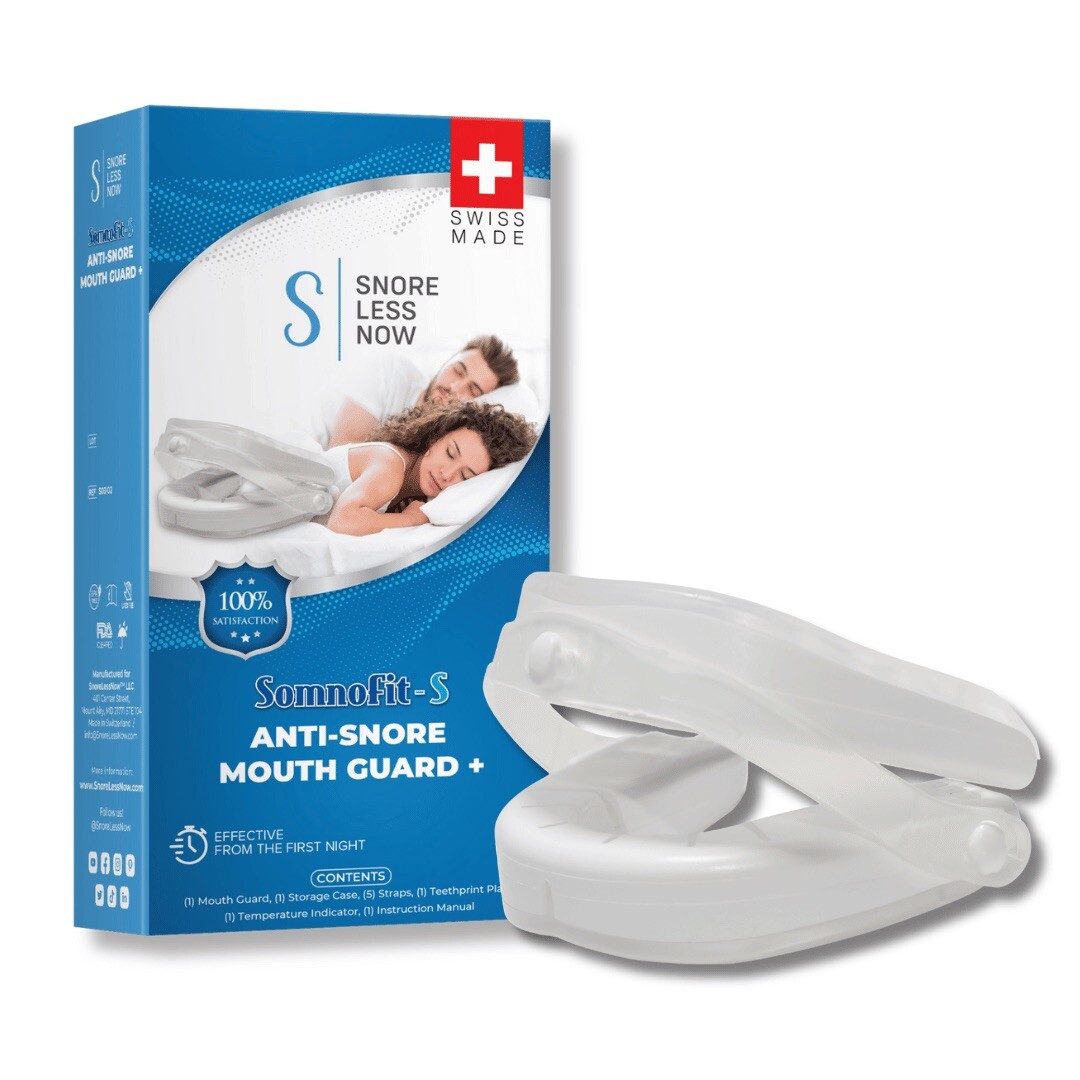 Somnofit-S Anti-Snore Mouth Guard+ | Luxury Snoring Mouthpiece | Swiss Made