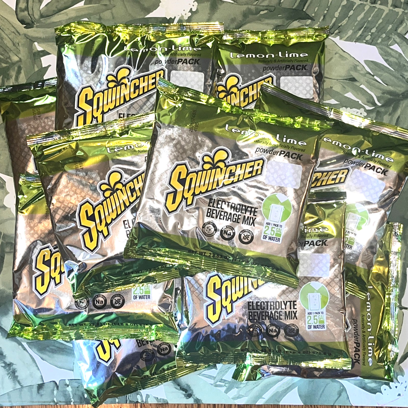 10 PACK Sqwincher Powder Concentrated Activity Drink LEMONADE BULK 23.83 oz