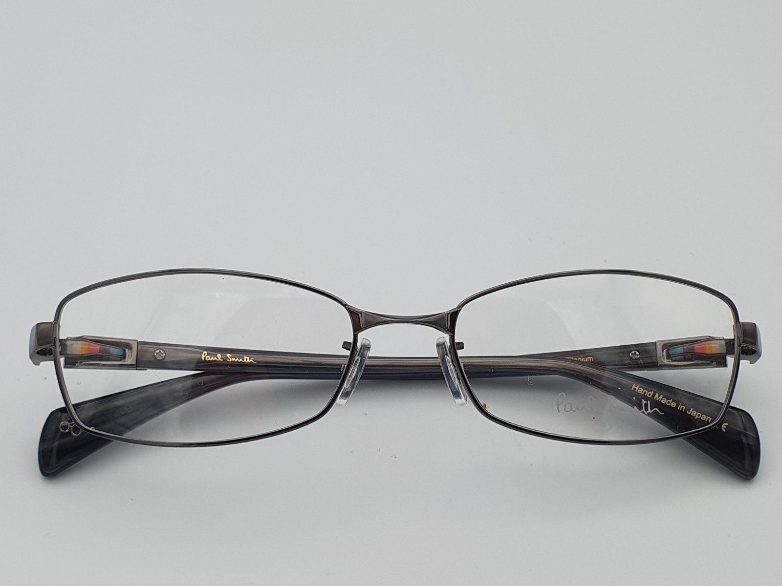 Paul Smith PSE 2003 Eyeglasses Frame Rectangular Titanium Made In Japan