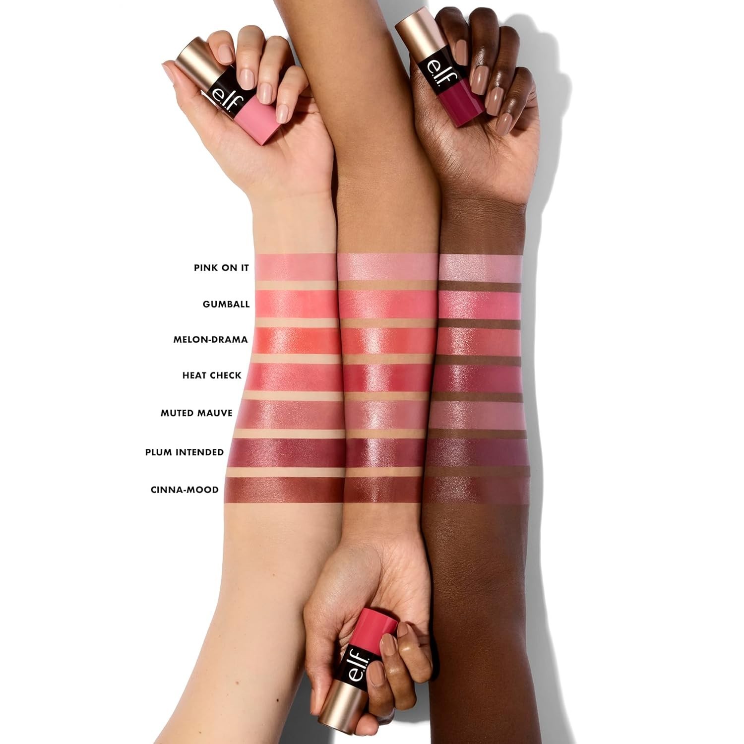 Soft Glam Cream Blush Stick Buildable Natural Flush Satin Finish