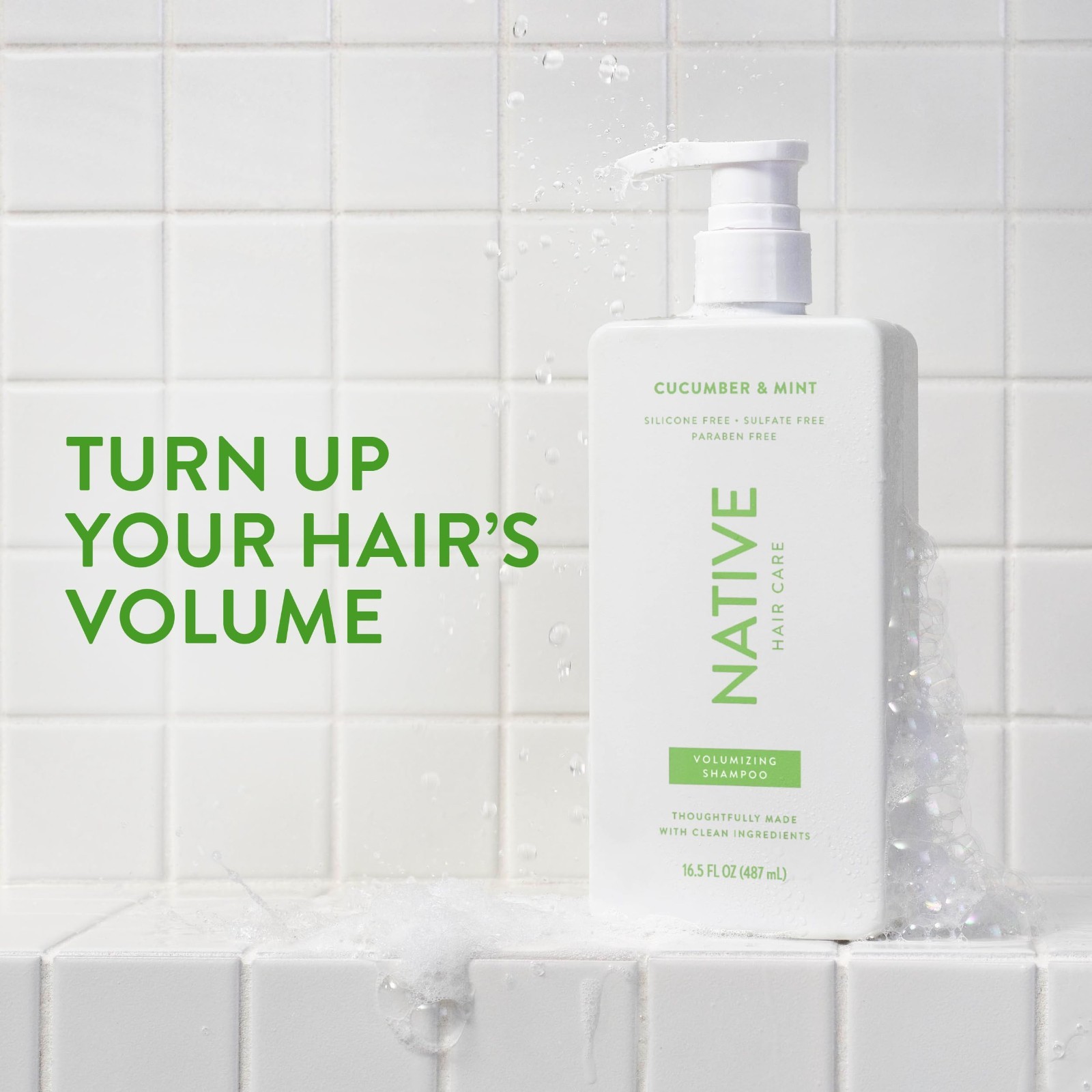 Naturally Derived Shampoo & Conditioner Set | Sulfate & Dye Free, Cucumber Mint,