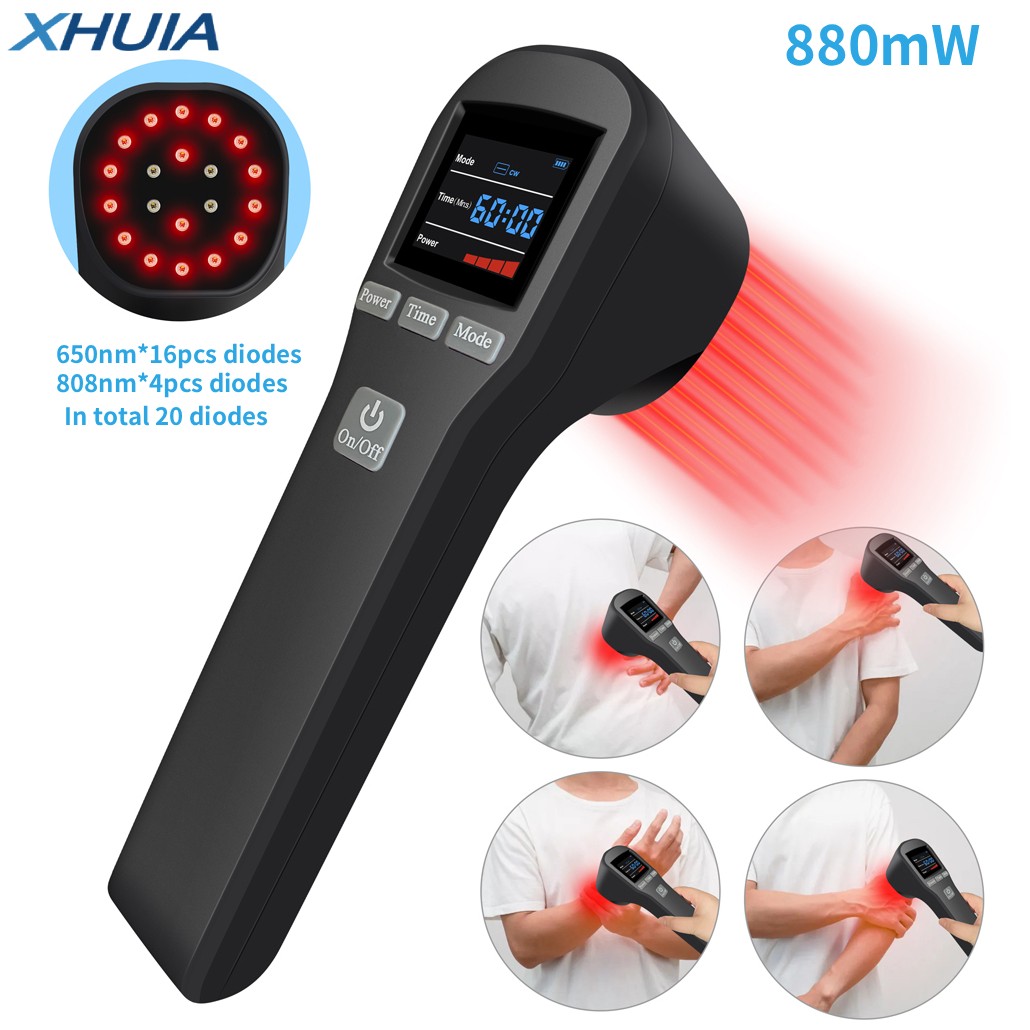 Low Level Laser Therapy Device 650nm 808nm Red Light Treatment for Pain Relief