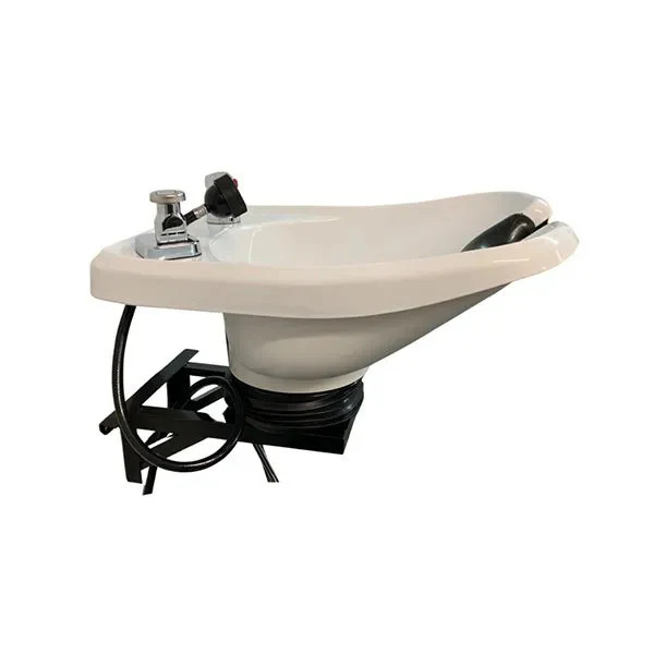 Wall Mounting, ABS PLASTIC WHITE Shampoo Bowl with a Tilt Mechanism – TLC-W13-WT