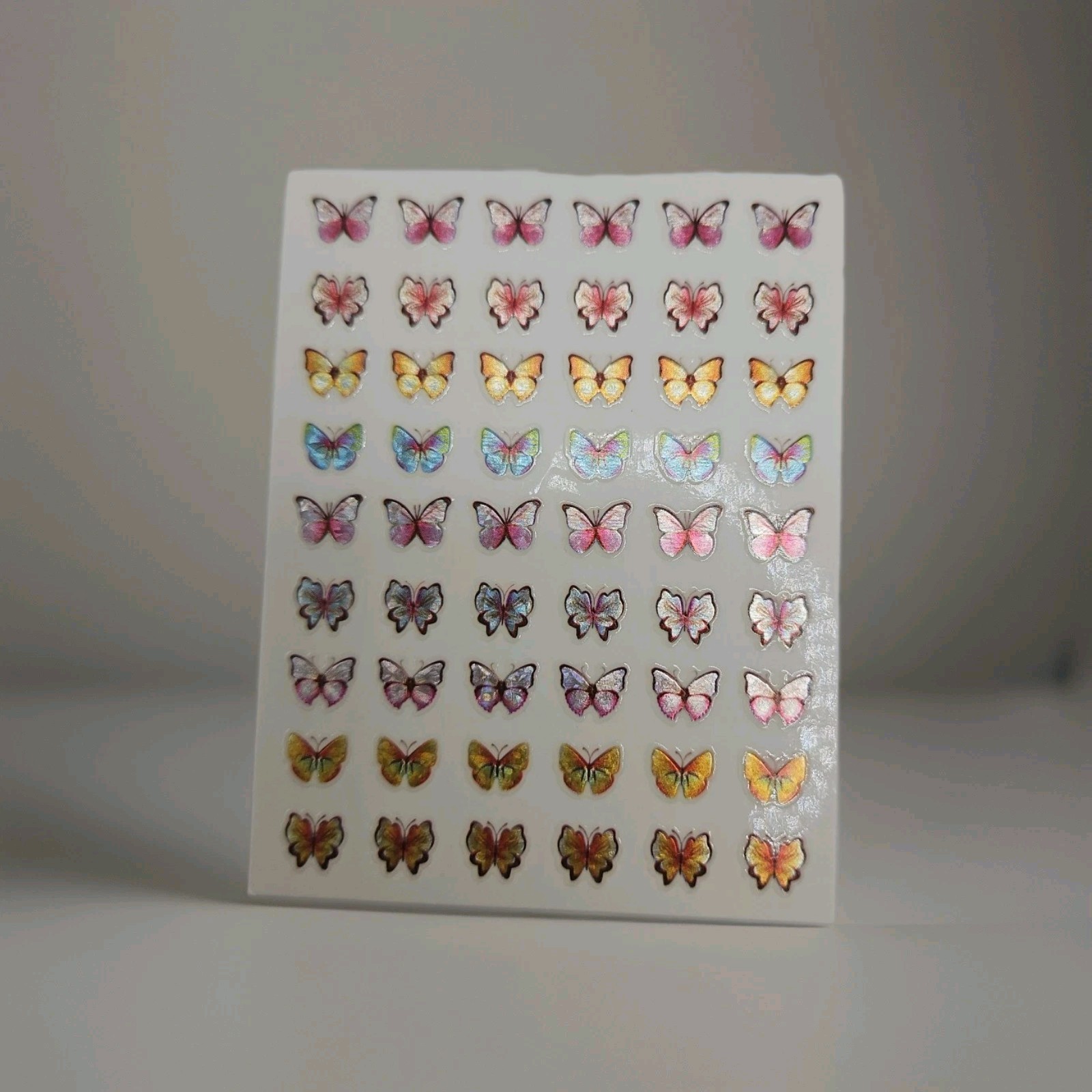 3D Butterfly Nail Stickers Designs Decor Waterproof Decal For Art & More 9 Sheet