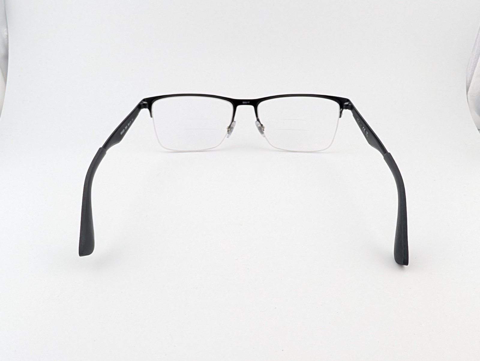 Ray Ban Eyeglasses, Frames Only, RB 6335 2503, 56-17-145, Black, Half Rim