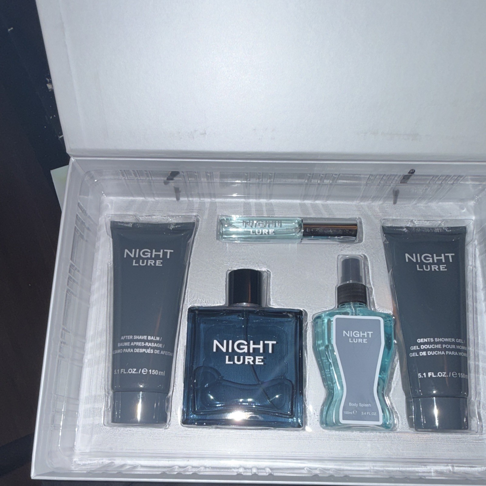 Night Lure Night Lure for Men Fragrance Gift Set Spray Regular Size 3.4 fl oz