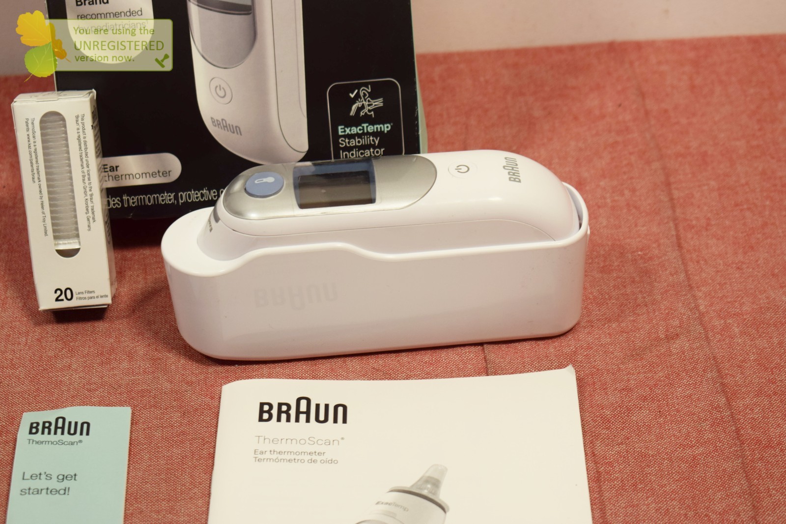 Braun Thermoscan Ear Thermometer with ExacTemp Technology (Pack Wear)