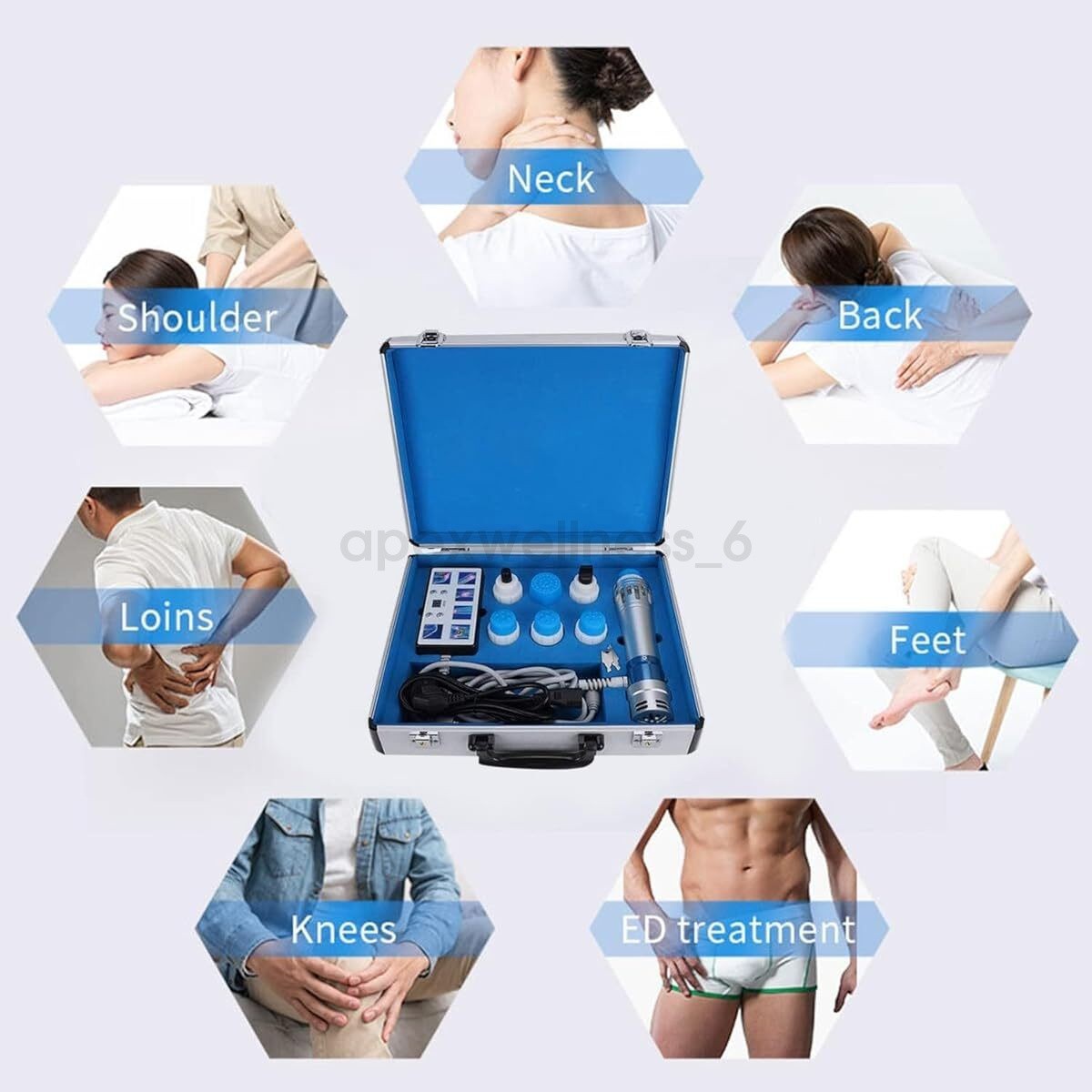 Shockwave Therapy Machine for Muscle Joint Pain Relief Multi-Functional Home Use