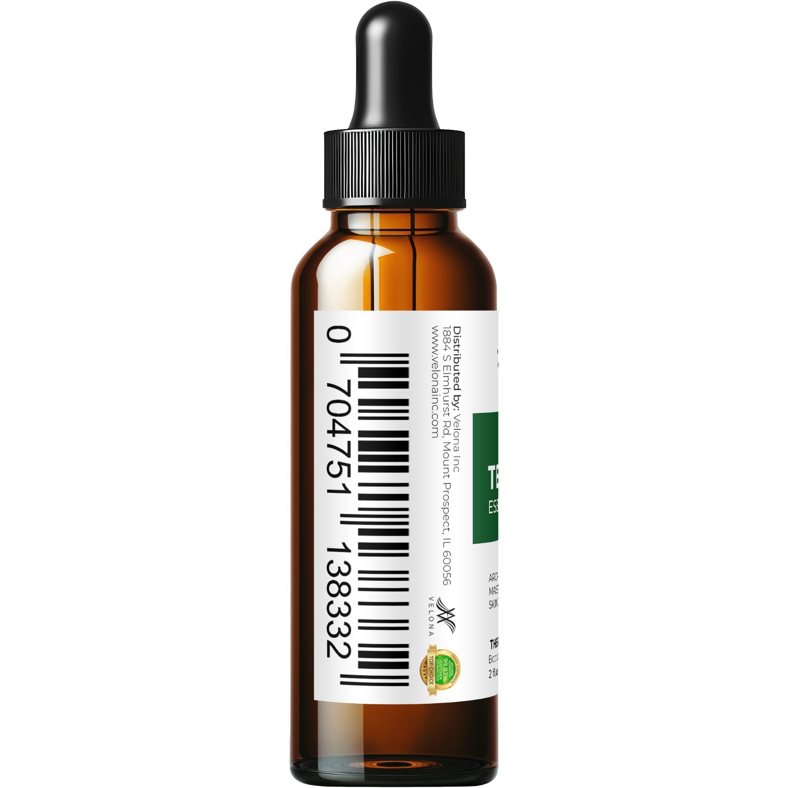 Tea Tree Essential Oil by Velona 0.5 – 32FlOz Therapeutic Grade for Aromatherapy