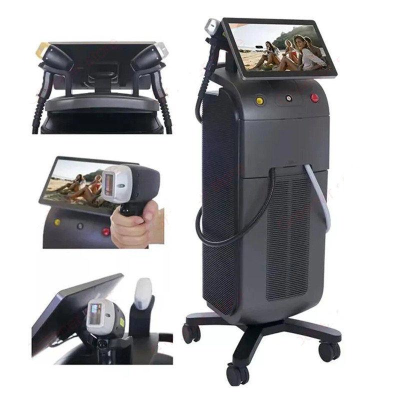 Professional Laser Tattoo Removal 2in1 Titanium Diode Laser Hair Removal Machine