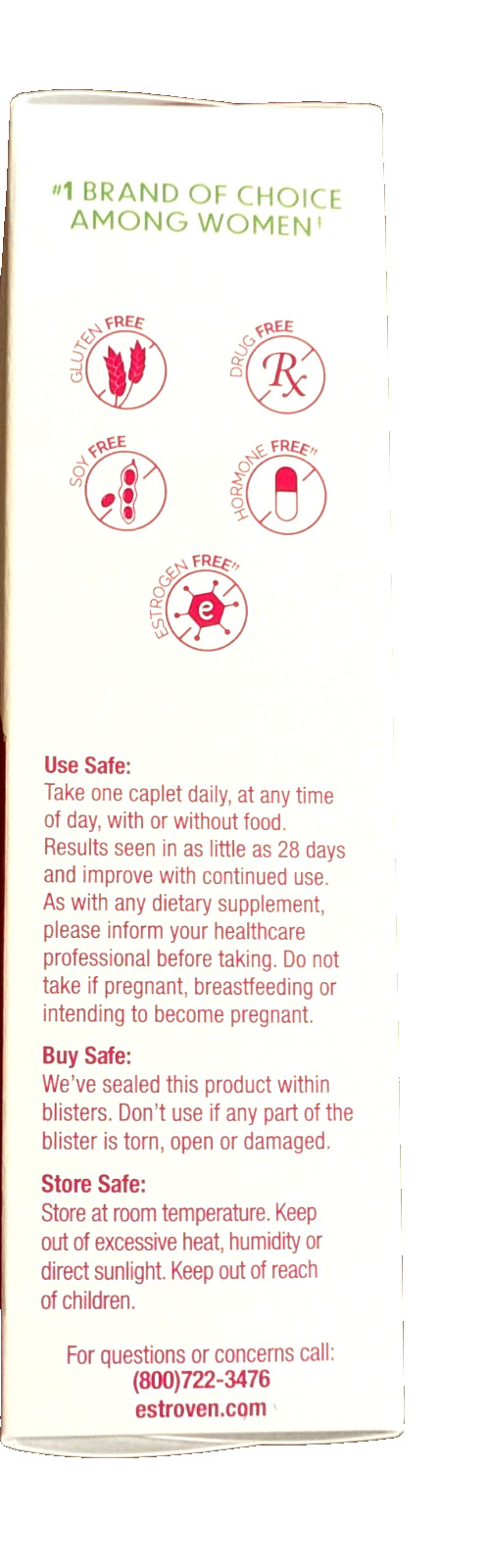 Estroven Complete Multi-Symptom Menopause Relief 84 Caplets EXP 07/2024