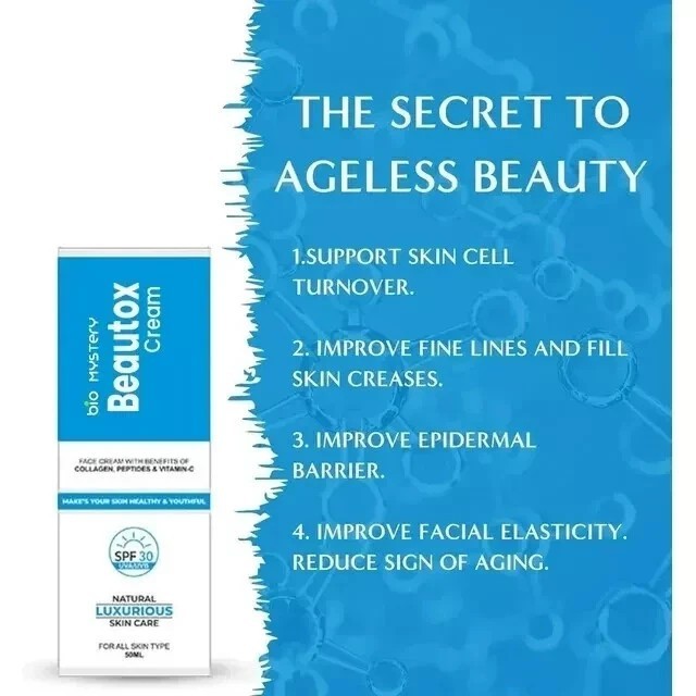 Bio Mystery Beautox Face Cream SPF-30 (50Ml/1.7 Oz)-Fast Shipping