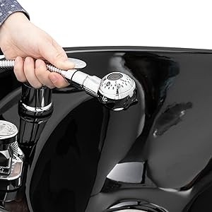 Salon Shampoo Backwash Chair with Ceramic Bowl for Barber Shop Beauty Equipment
