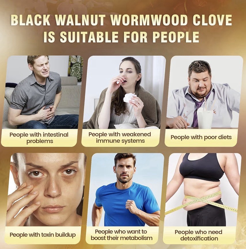 Parasite Cleanse Tincture/Extract-Wormwood,Black Walnut Hull, Clove,Best Quality