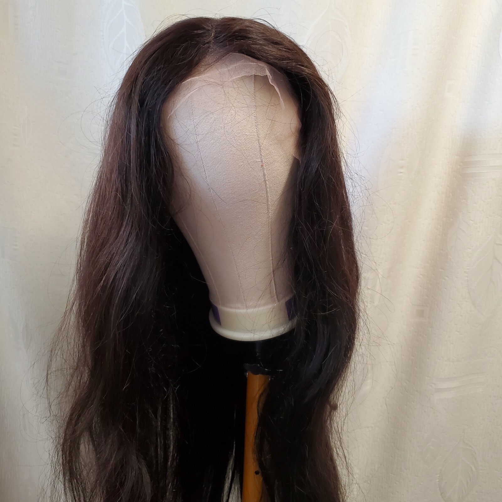 32in 400% Peruvian Remy Hair 13×4 Lace Front Wig Silky Straight Middle Part