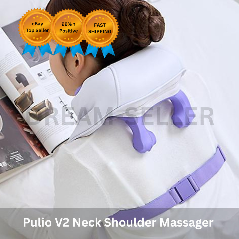 Pulio V2 Neck Shoulder Massager With Deep 4D Kneading Massage Machine N002