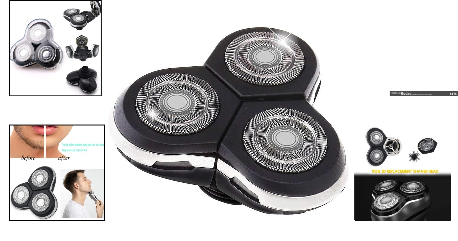 Lightweight RQ12 Shaver Head – Ideal for Norelco SensoTouch and Arcitec Models
