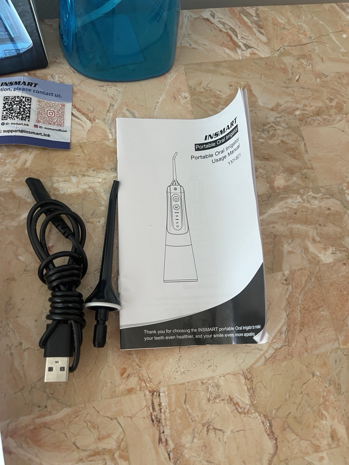 INSMART Wireless Portable Oral Irrigator. Model YXY-801, New