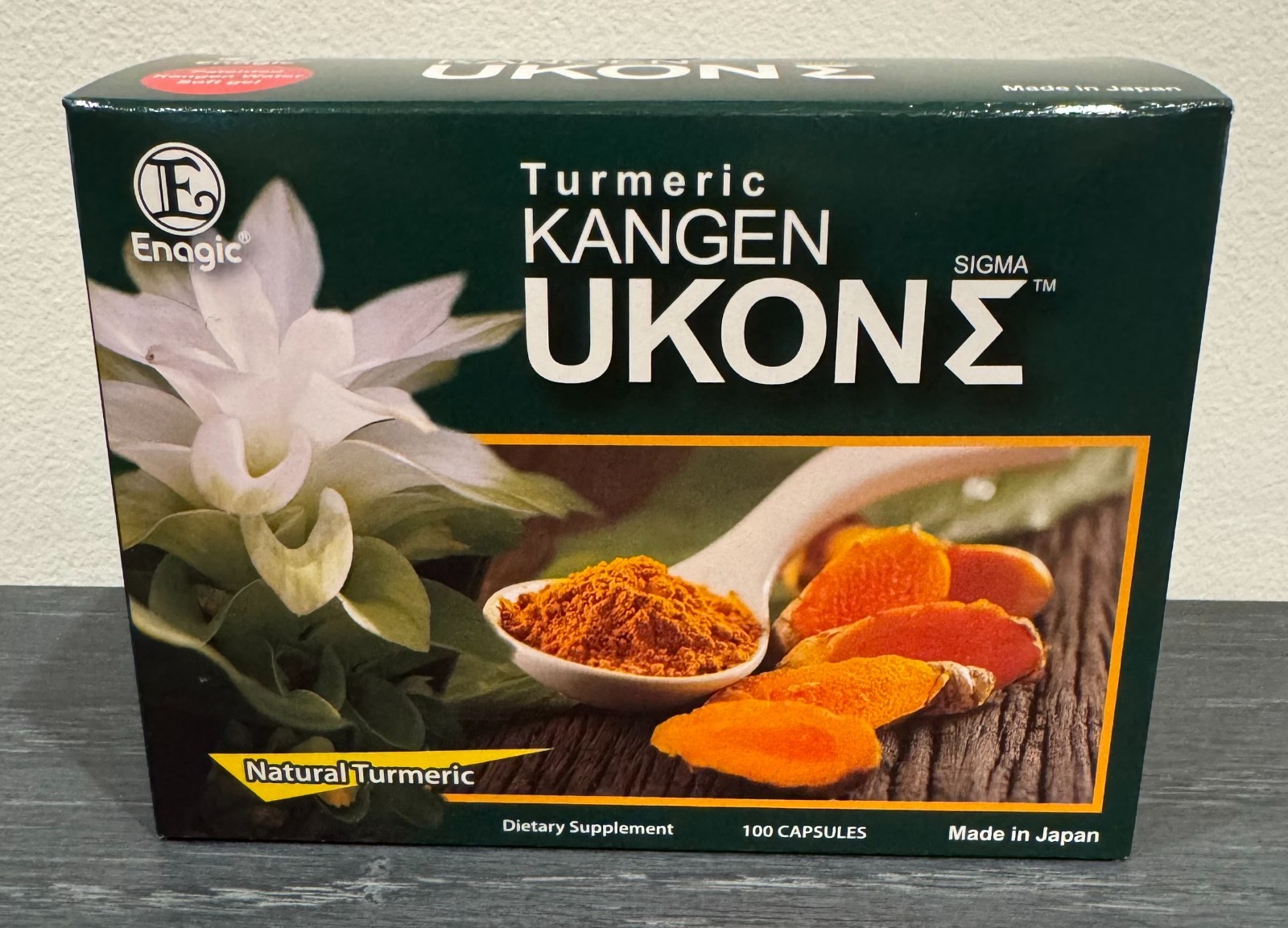 30 Boxes Turmeric Kangen Ukon Enagic Organic – 100 Capsules per box Exp 05/2028