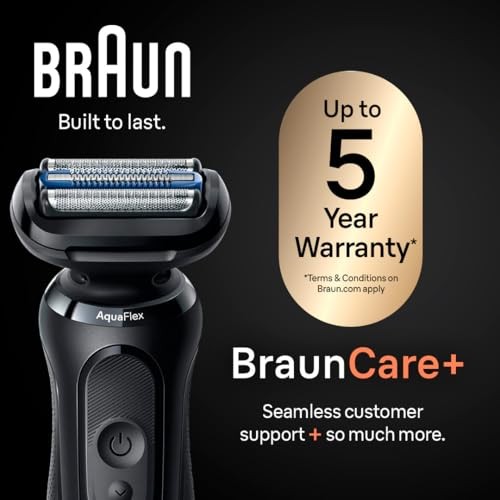 Electric Shaver for Men, Series 5 5118s, Waterproof, Wet & 4 Piece Set Blue
