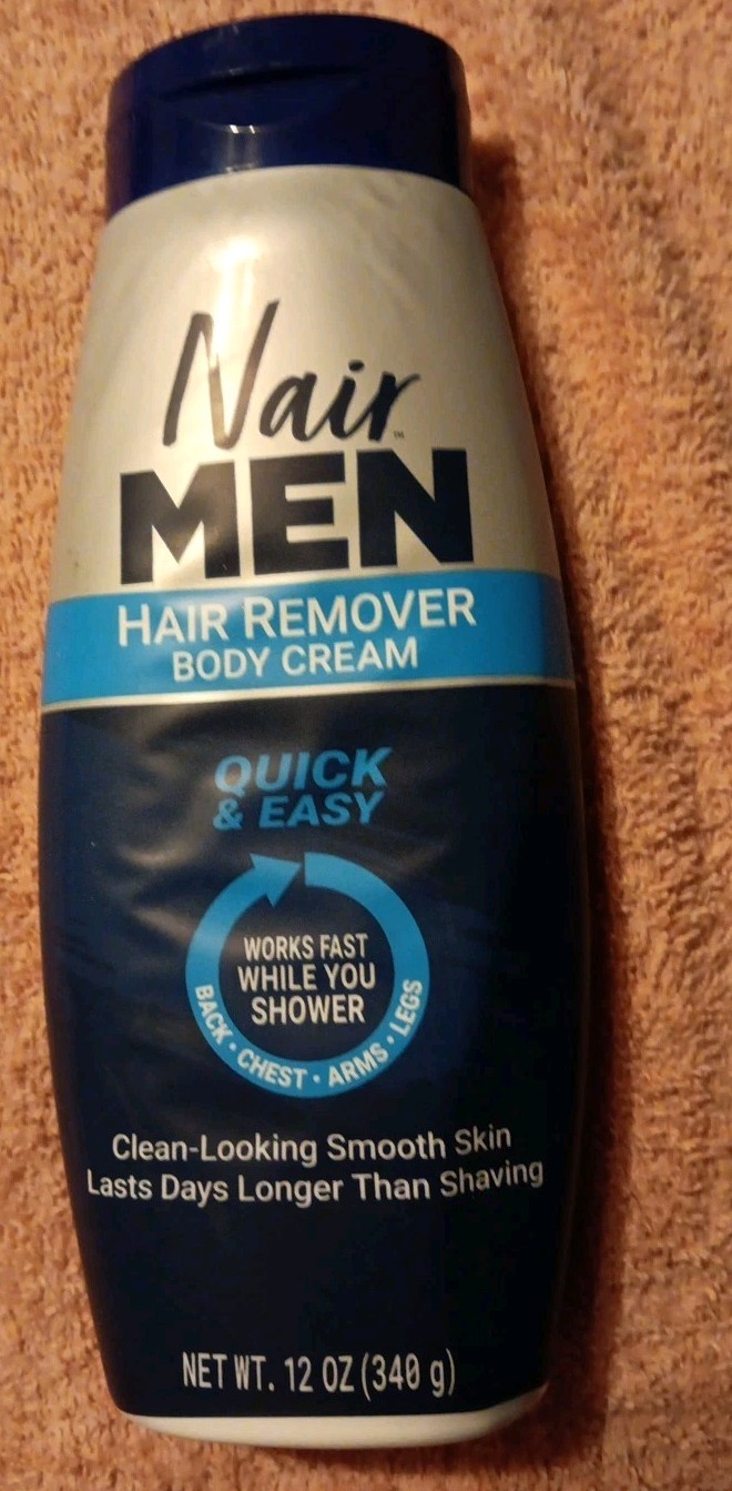 Nair Men Body Cream Hair Remover 12oz (N016)
