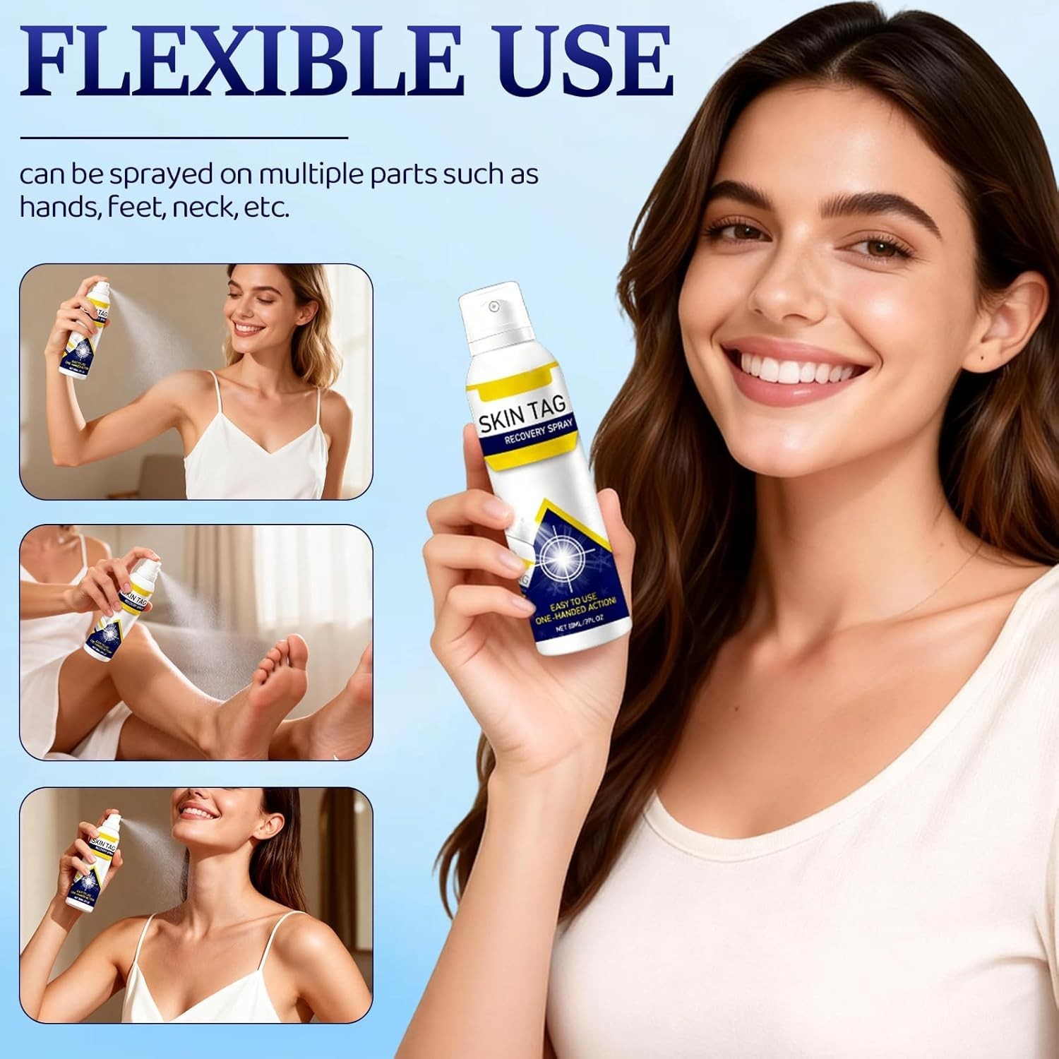 2Pcs ChillErase Bump Renewal Spray,Soothing And Cooling Formula,Reduces Skin …