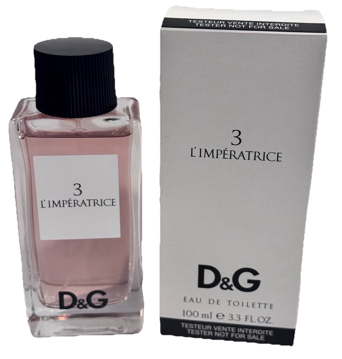 D & G 3 L’IMPERATRICE by DOLCE & GABBANA NEW In TESTER BOX W/CAP