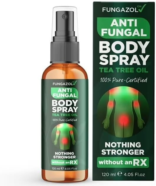 Antifungal Body Spray with Tea Tree Oil | Soothes Itching & Burning | 120ml