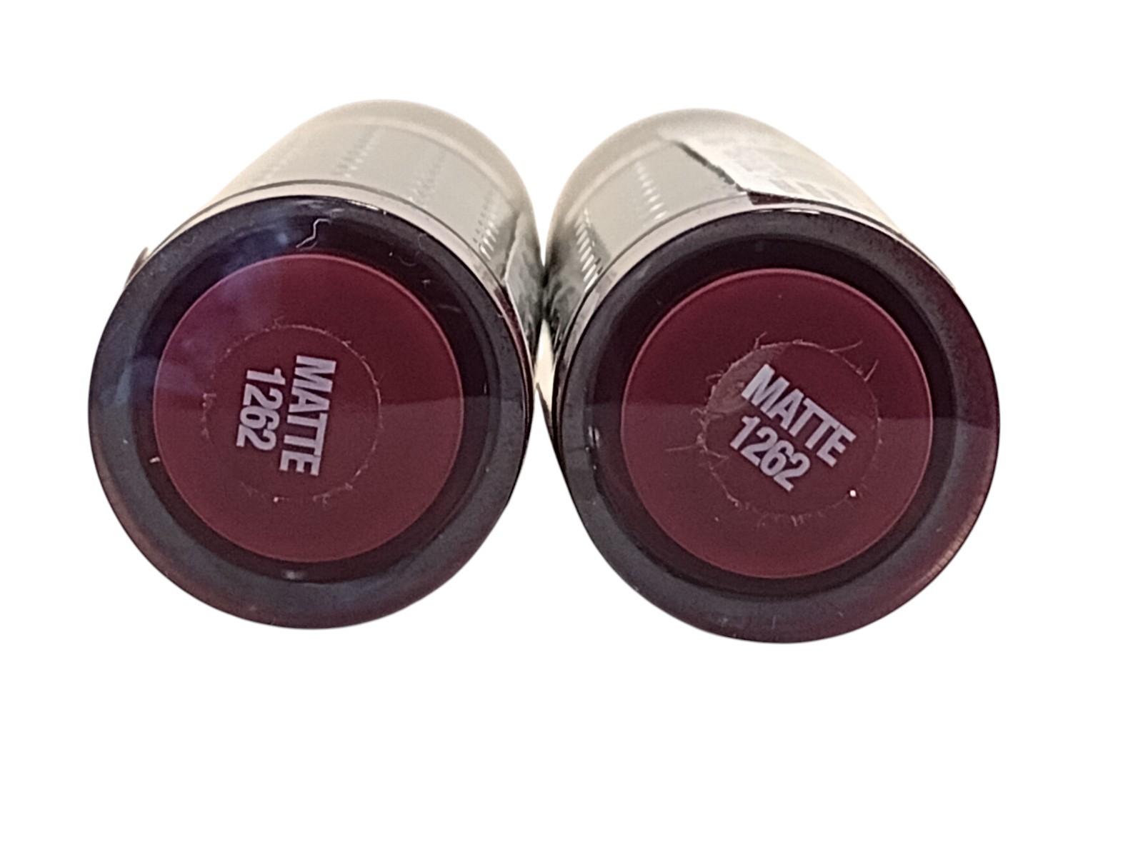 2 PACK Hard Candy FIERCE EFFECTS Matte Lipstick 1262 CRAVE Purple 0.11 oz each