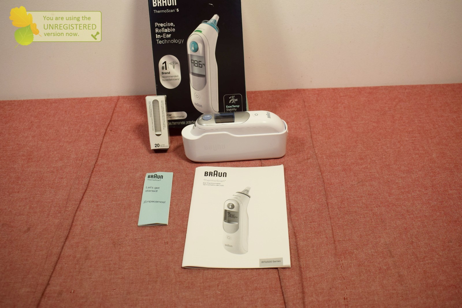 Braun Thermoscan Ear Thermometer with ExacTemp Technology (Pack Wear)