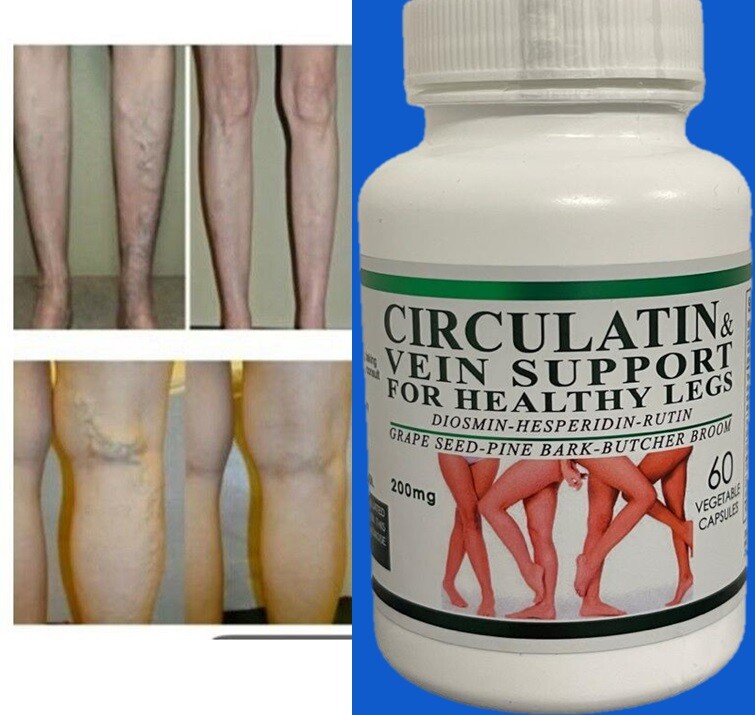 2 Pack Circulatin Supplement – Vein Support for Healthy Legs & Circulation –