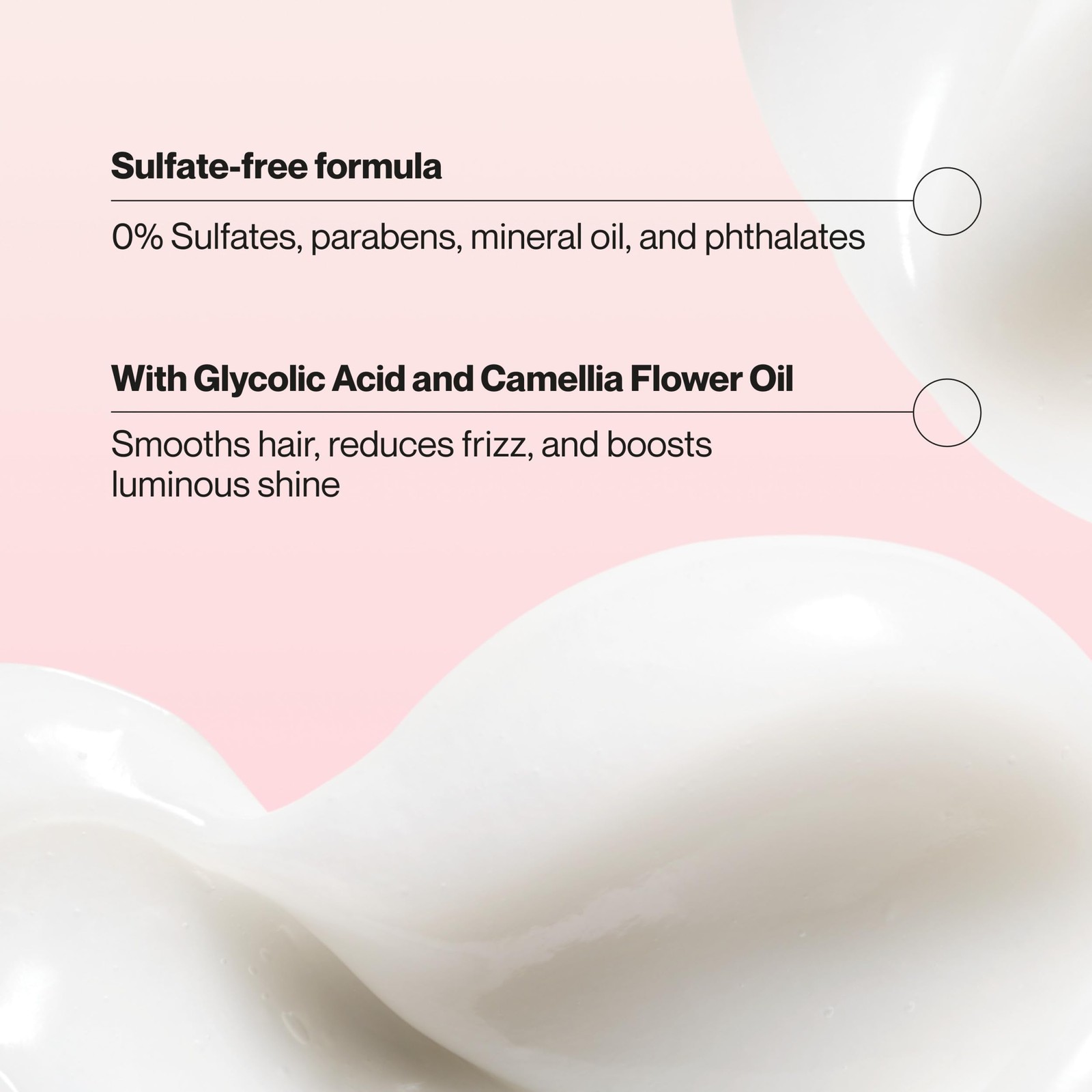 Suave Hydra Gloss Sulfate Conditioner Glycolic Flower Oil For Hydrated Smooth