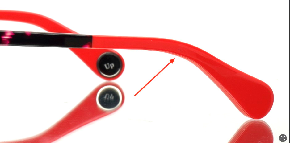 WOOW Show Up 2 2218 Bicolor Red and Pink Womens Eyeglasses 52-19-140 ‘AS-IS’
