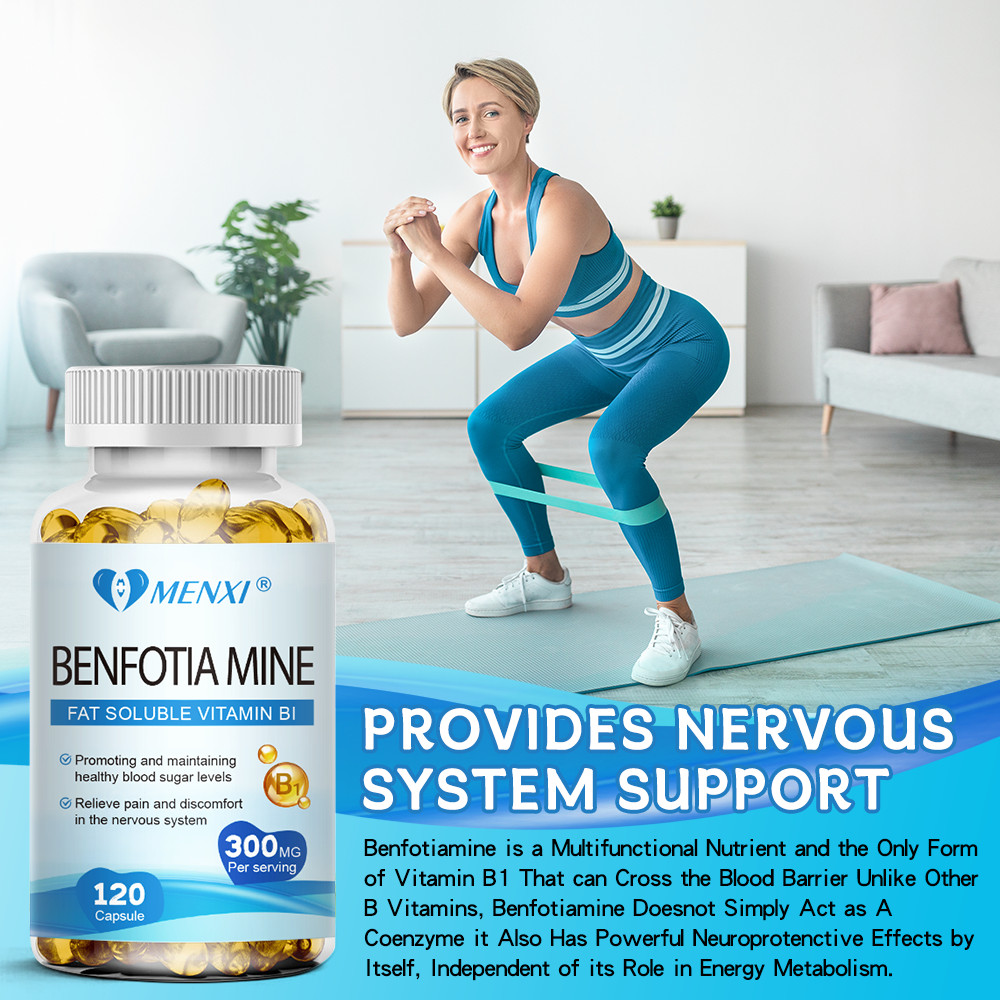 Benfotiamine 300mg Fat Soluble Vitamin B1 120 to 480 Vegetarian Capsules Non-GMO
