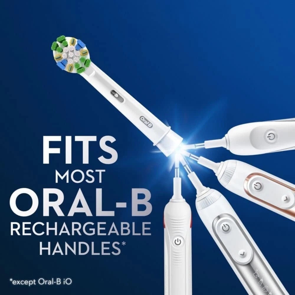 Oral-B Floss Action Replacement Brush Heads with Bacterial Protection 5 count