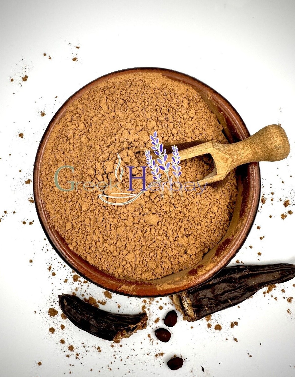 Greek Carob Pods Powder 25g – 4.9kg Ceratonia Siliqua – Certified Product