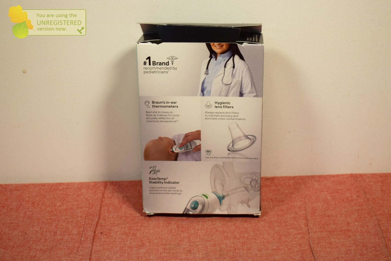 Braun Thermoscan Ear Thermometer with ExacTemp Technology (Pack Wear)