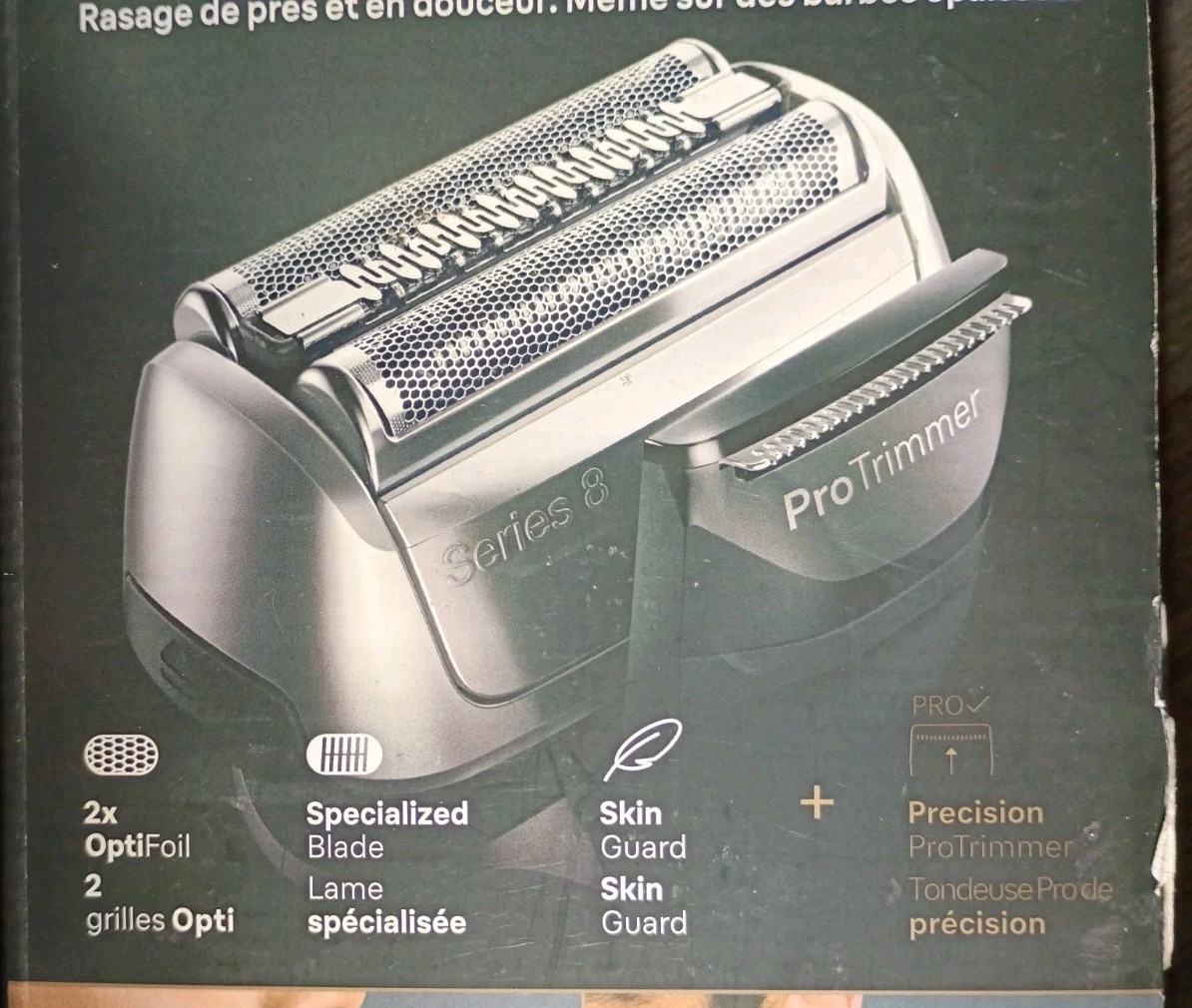 NEW BRAUN SERIES 8 MEN’S SMART SHAVER KIT CASE STAND 4+1 SHAVING TECH 8517S 5795