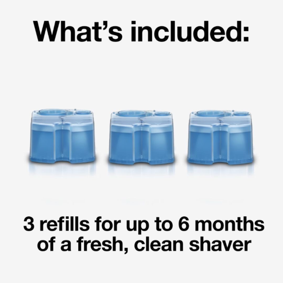 Braun Clean & Renew Refill Cartridges CCR – 3 Pack New