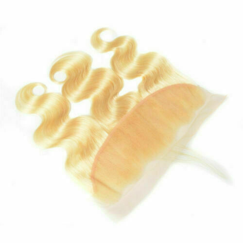 12A RUSSIAN BLONDE 613# LACE FRONTAL 13X4 CLOSURE 4X4 FREE PARTING ALL TEXTURES