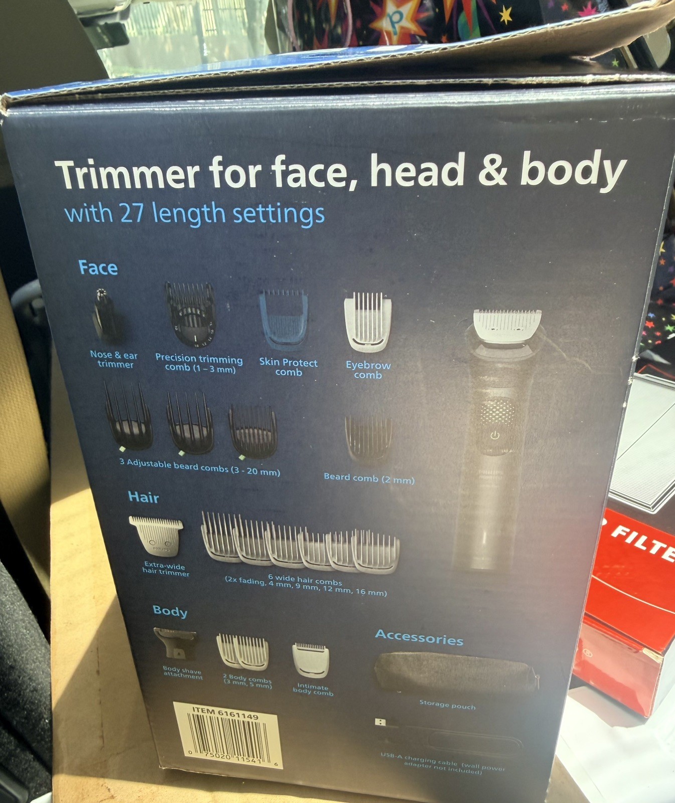 Philips Norelco Ultimate Precision All In One Trimmer & Accessories OB