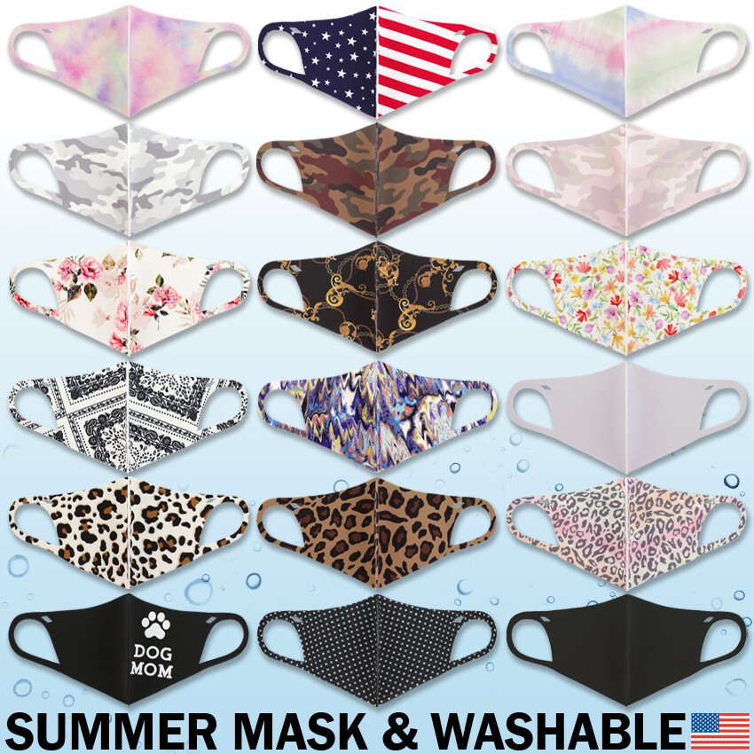Washable Mask – Unisex Adult Reusable Breathable 3D Face Stretch Spandex Fabric