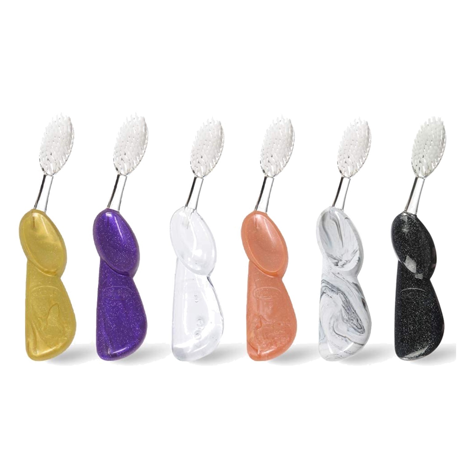 Pack of 6 Replaceable Head BPA-Free Toothbrushes