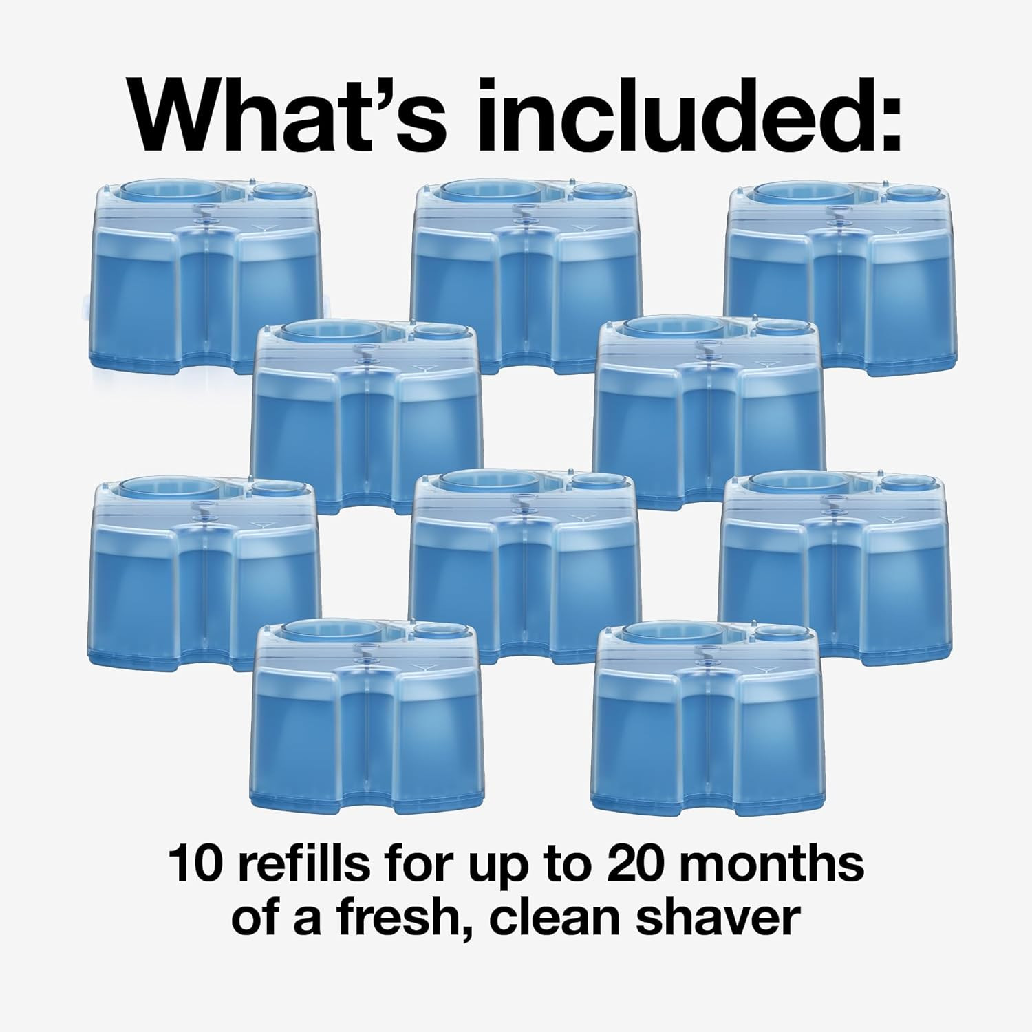 Braun Clean & Renew Refill Cartridges CCR Replacement Shaver Cleaner Pack of 10