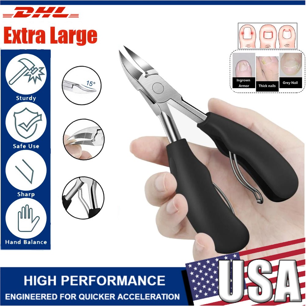 Nail Scissor Toenail Clipper For Thick Ingrown Toe Nail Heavy Duty Precision