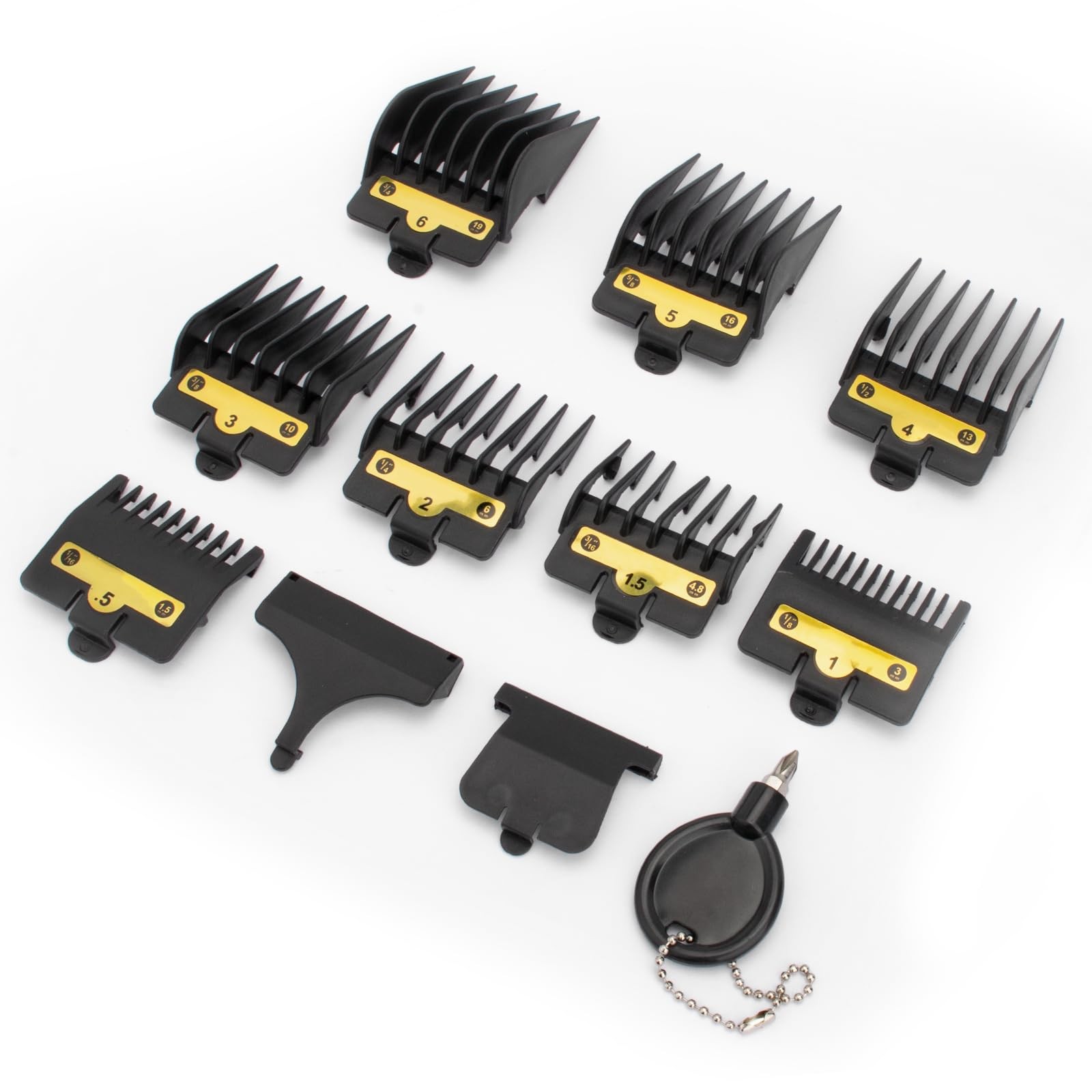 8 Packs Clipper Guards Replacement for BaBylissPRO Barberology FX870, FX880, …