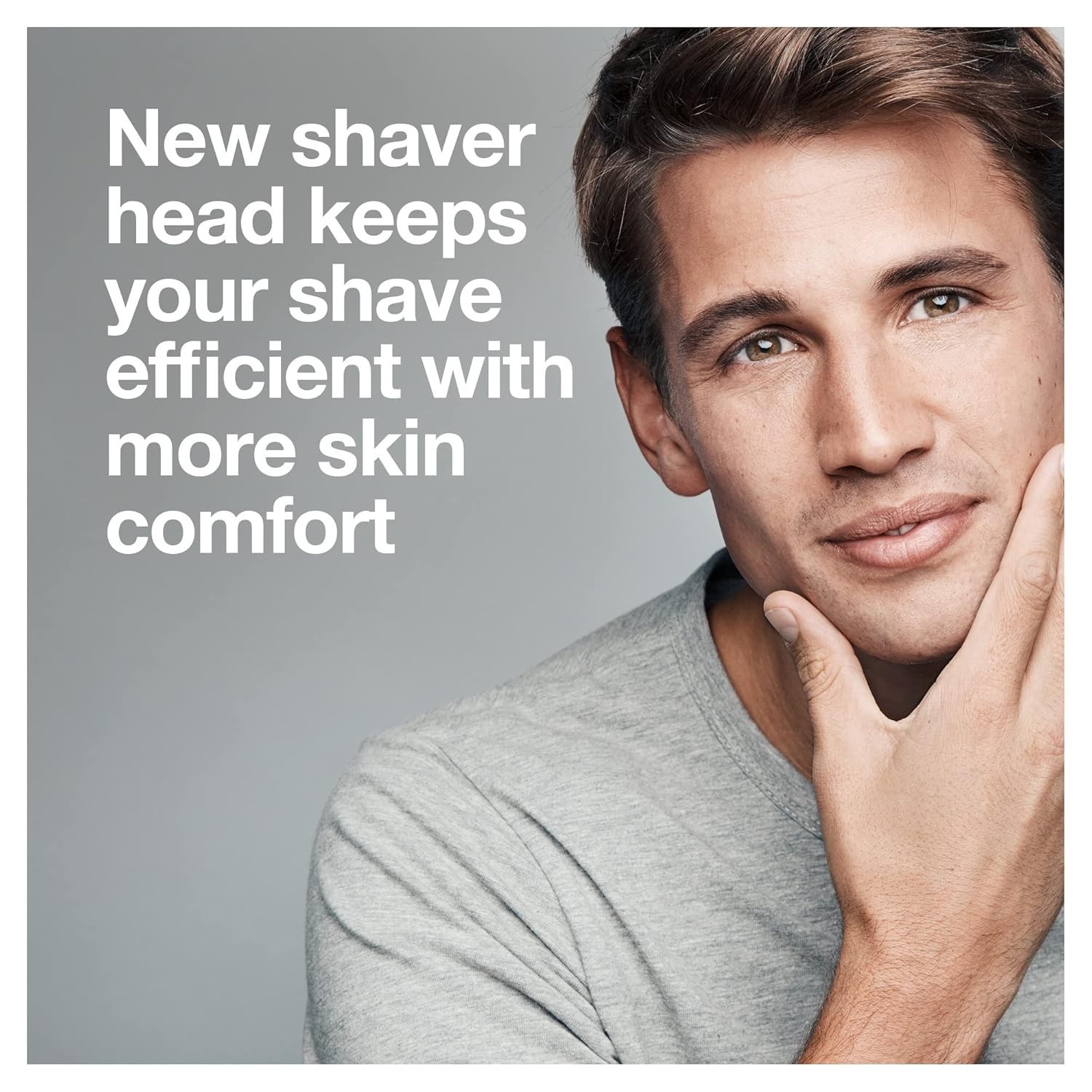 Electric Shaver Replacement Head Easy Click Installation for Convenience