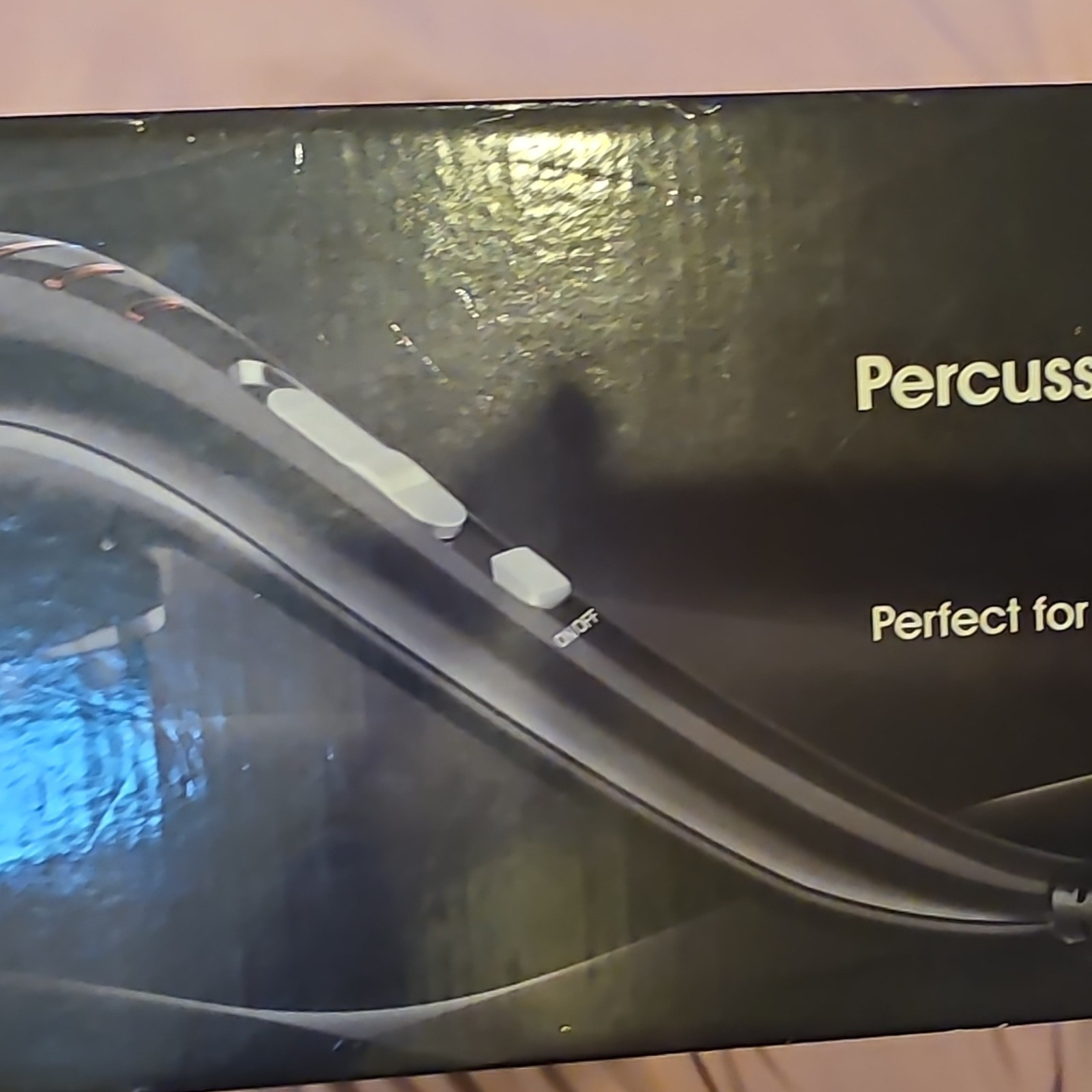 Percussion Handheld Massager Full Body Black Plastic Corded Electric Model 60
